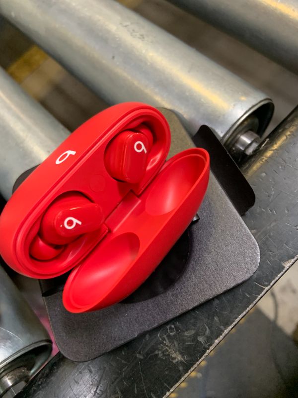 Photo 1 of Beats Studio Buds - True Wireless Noise Cancelling Earbuds - Compatible with Apple & Android, Built-in Microphone, IPX4 Rating, Sweat Resistant Earphones, Class 1 Bluetooth Headphones - Red