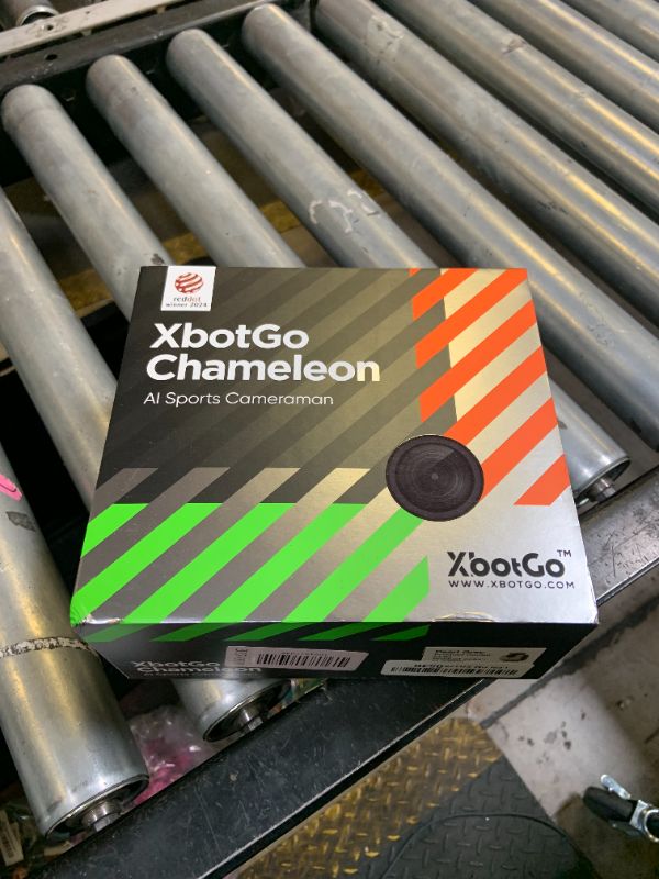 Photo 1 of XbotGo Chameleon AI Auto Sports Action Camera - 4K 60FPS Soccer Camera and Basketball Tracking Camera for Team Sports, Live Streaming, No Subscription, Works with iOS & Android (Pearl Grey)