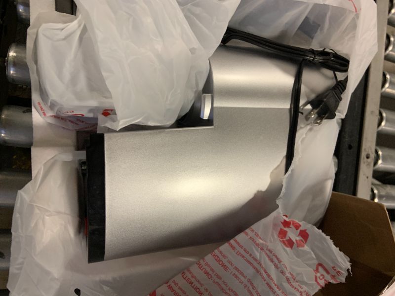 Photo 1 of Cold Press Juicer, 5.3" Wide Feed Chute Juice Extractor Machine with 400W, High Juice Yield, Slow Masticating Juicer for Whole Vegetables & Fruits, Metallic Silver