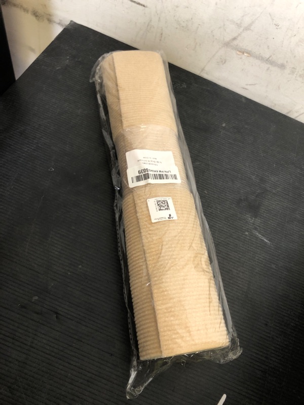 Photo 1 of Cat Scratching Climbing Carpet Mat, Adhesive Trimmable Cat Scratcher Furniture Protector, Cat Post Covered Pad Replacement for DIY Cat Tree Shelf Steps Couch Corner Wall (Khaki, 39.3x15.8Inch)