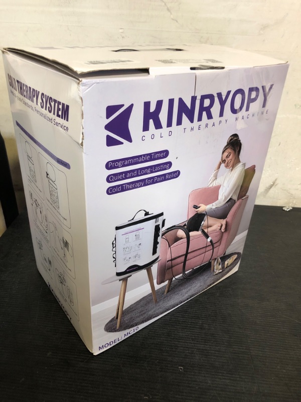 Photo 1 of PARTS ONLY--------------------------Cold Therapy Machine with Programmable Timer, Portable Ice Machine for Knee After Surgery, Knee Replacement Recovery System, Cryotherapy Pain Relief w/Compression Pad for,Shoulder, Hip and Ankle