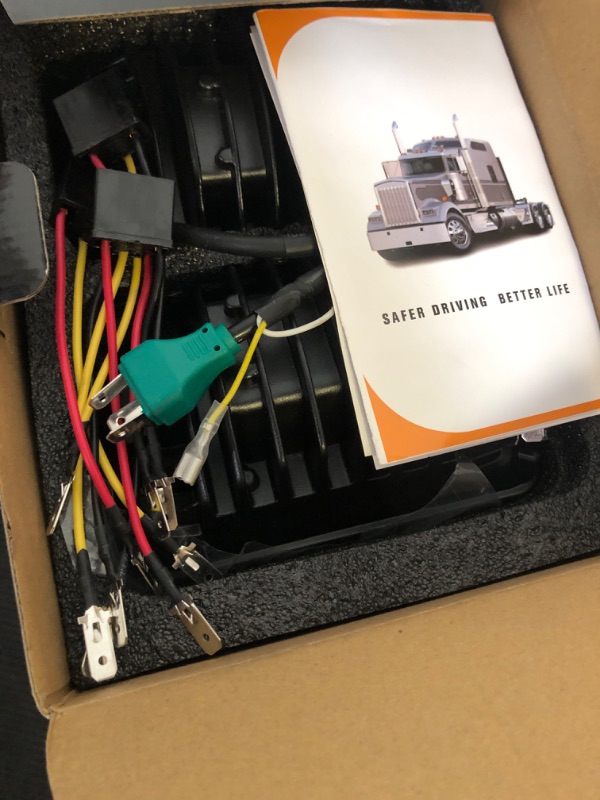 Photo 1 of 4X6 LED Headlights 100W 4PCS 1000% Brighter DOT Approved Z-Shape Cut-off Line H4651 H4652 H4656 H6545 Hi/Lo Beam Compatible with Kenworth Peterbilt Freightliner chevy C10 Camaro Monte Carlo ect.
