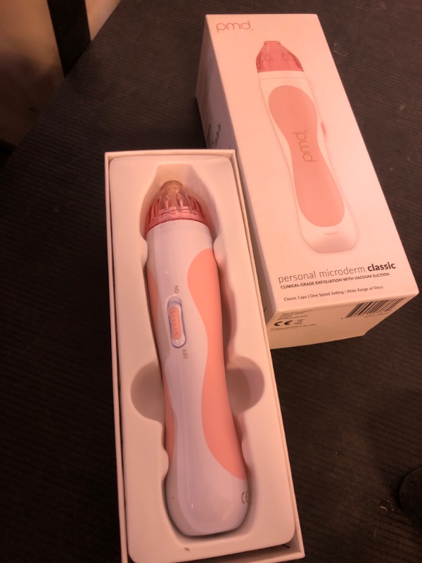Photo 1 of PMD Personal Microderm Classic for At-Home Use, Facial Exfoliator Tool, Microdermabrasion Machine Kit for Face and Body Skincare, Blush