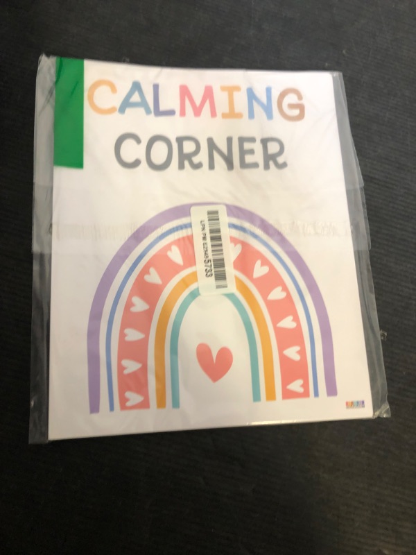 Photo 1 of BEAWART 12 Calming Corner Classroom Posters (10x14) - Feelings Wheel Chart & Emotions Poster For Kids, Calm Down Corner Supplies For Therapy Office Decor, Mental Health Wall Decorations For Preschool