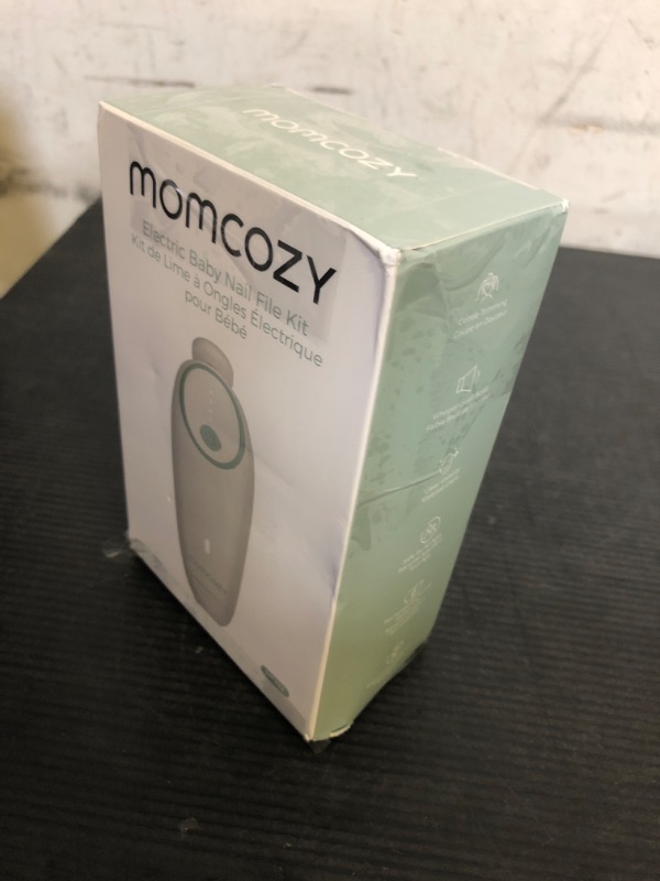 Photo 1 of Momcozy Baby Nail File Electric, Gentle Baby Nail Trimmer Electric Rechargeable, Baby Nail Clipper Electric, 7 Grinding Head Replacement Pads