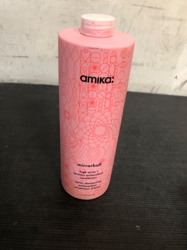 Photo 1 of amika Mirrorball High Shine + Protect Antioxidant Conditioner, 1000ml