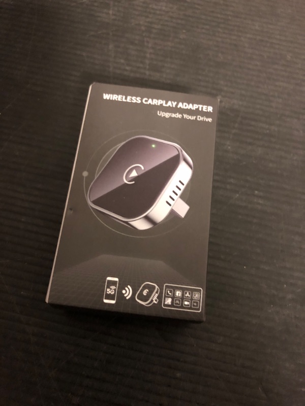 Photo 1 of Teeran Wireless CarPlay Adapter 2025 Upgrade Wired CarPlay to Wireless, Mini USB Design for Cars with Built-in Wired Apple CarPlay Plug and Play Easy Use Fast Stable Connection Car Play for iPhone