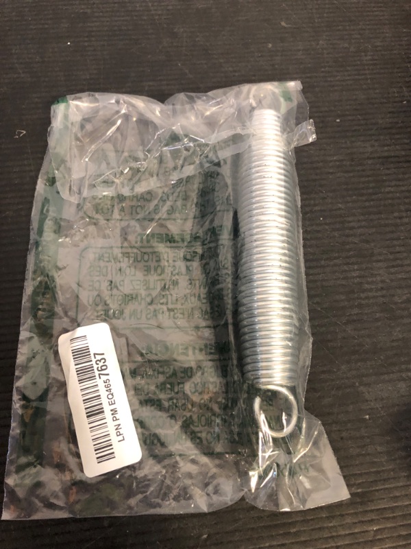 Photo 1 of Prime-Line SP 9655 Trampoline Spring, Spring Steel Construction, Bright Nickel Plated Finish, 1 In. x 7 In., Single Open Loop (Single Pack)