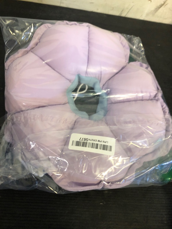 Photo 1 of Cat Cone Collar,Cute Waterproof Cat Recovery Collar,Anti-Bite Lick Wound Healing Safety Elizabethan e Collar for Cats,Purple Flower All-Season Style…