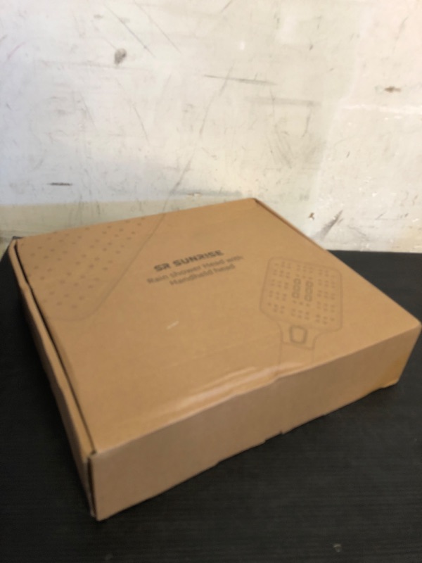 Photo 1 of High Pressure Rain Shower Head with Handheld Spray Combo Set, Adjustable 12" Rainfall Dual Shower Head, Double&Tandem Shower Head, Waterfall Showerhead Bathroom -Matte Black