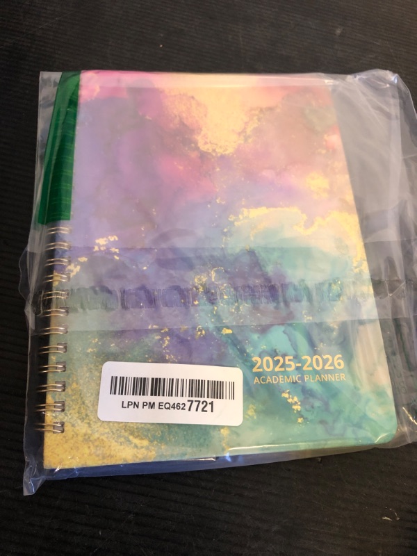 Photo 1 of Academic Planner 2025-2026, Weekly and Monthly Calendar Planner Book, July 2025 – June 2026, Hardcover Organizer with Tabs, Perfect for Teachers, Students, Women & Men, A5 (6.4" x 8.5") - Gold