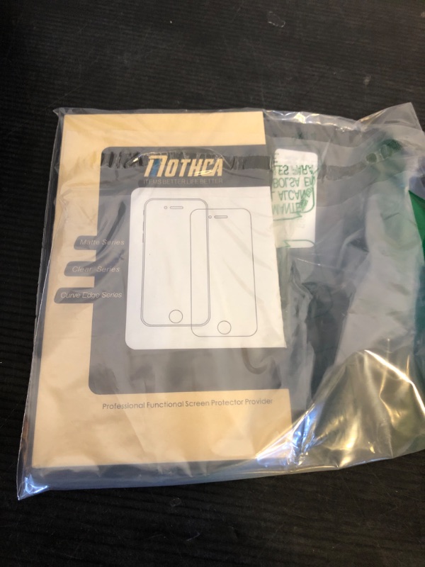 Photo 1 of Mothca Matte Glass Screen Protector for iPhone 14 Plus, Anti-Glare, Anti-Fingerprint Tempered Glass Film,Case Friendly, Easy to Install, Bubble Free [Smooth as Silk]