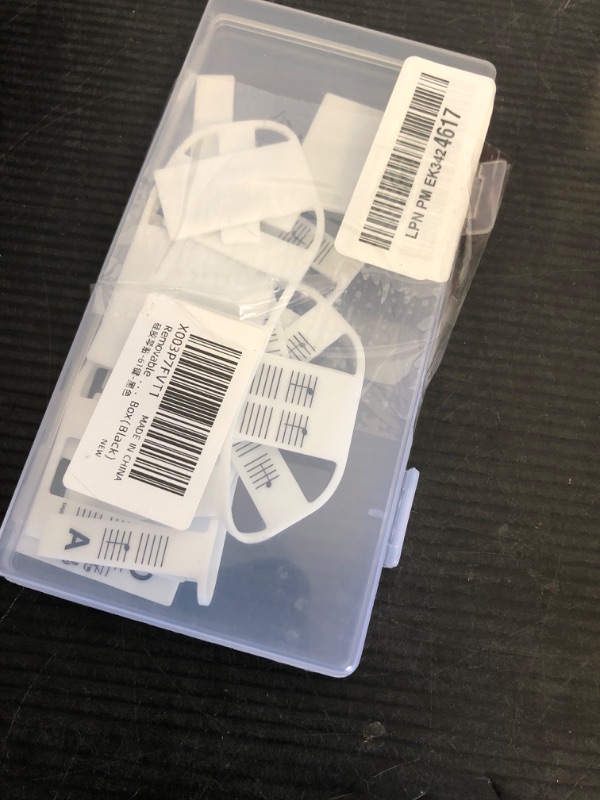 Photo 1 of Removable Piano Keyboard Note Labels for 61 Key Full Size Silicone Reusable No Need Stickers Piano Keyboard Lables for Beginners Comes with Box(Black)