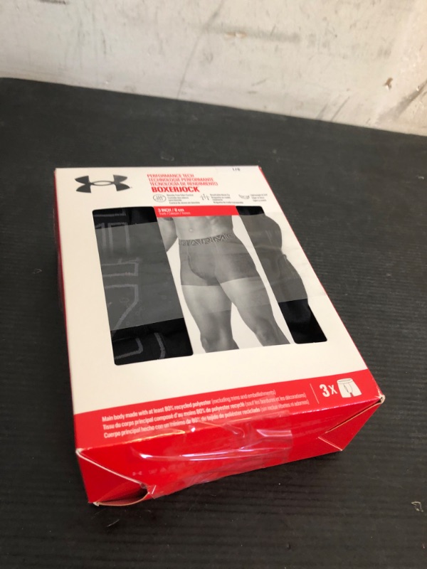 Photo 1 of Under Armour Men's Multi-Pack Performance Tech Trunk, Boxer Brief with 3" Inseam, Ultra-Soft