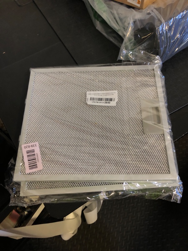 Photo 1 of 3pcs W10169961A 5 Layer Extractor Fan Silver Range Hood Filter, Aluminum Mesh Hood Grease Filter 10.5 x 12 Inch Fit for Whirlpool, Kitchen Aid, Range Hoods