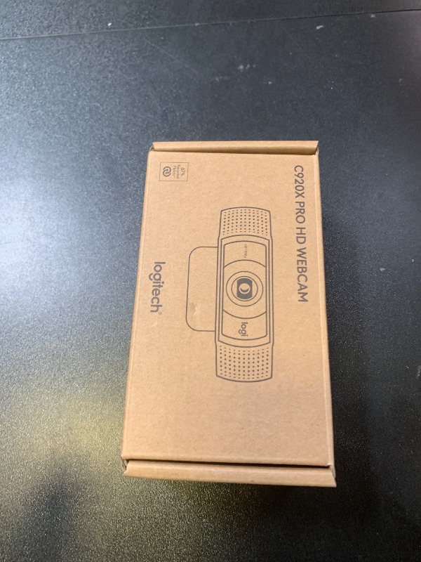Photo 1 of Logitech C920x HD Pro Webcam, Full HD 1080p/30fps Video, Clear Audio, HD Light Correction, PC Camera Webcam, Works with Skype, Zoom, Facetime, PC, Laptop, Mac, Tablet - Black