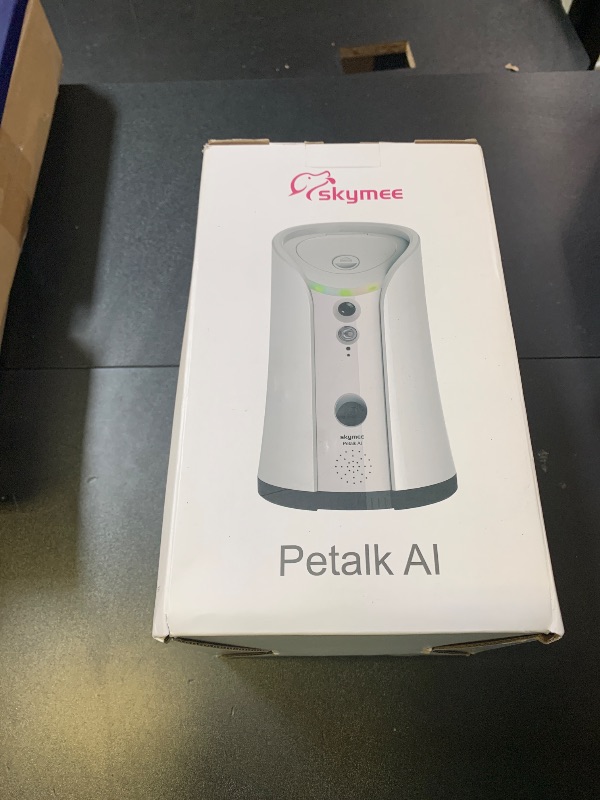 Photo 1 of SKYMEE Petalk AI Dog Camera Automatic Treat Dispenser, 5G&2.4G WiFi HD Pet Camera, Remote Treat Tossing