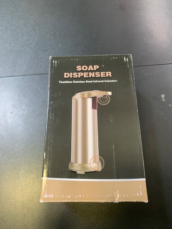 Photo 1 of Automatic Soap Dispenser, Fits Most Soaps, 3 Adjustable Dispensing Levels, Smart Precise Sensing, Easy to Use & Refill, 8.8 oz Stainless Steel Touchless Soap Dispenser for Kitchen