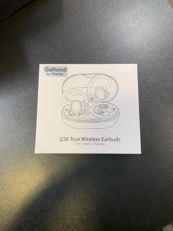 Photo 1 of Wireless Earbuds Sport, 2025 Bluetooth 5.4 Headphones with Earhooks, 48H Stereo Deep Bass Over Ear Buds with 4 ENC Noise Canceling Mics, IP7 Waterproof Earphones for Running Workout Gym (Android/iOS)