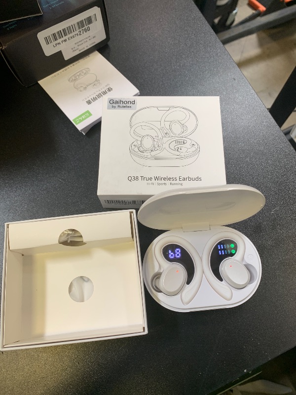 Photo 1 of Wireless Earbuds Sport, 2025 Bluetooth 5.4 Headphones with Earhooks, 48H Stereo Deep Bass Over Ear Buds with 4 ENC Noise Canceling Mics, IP7 Waterproof Earphones for Running Workout Gym (Android/iOS)
