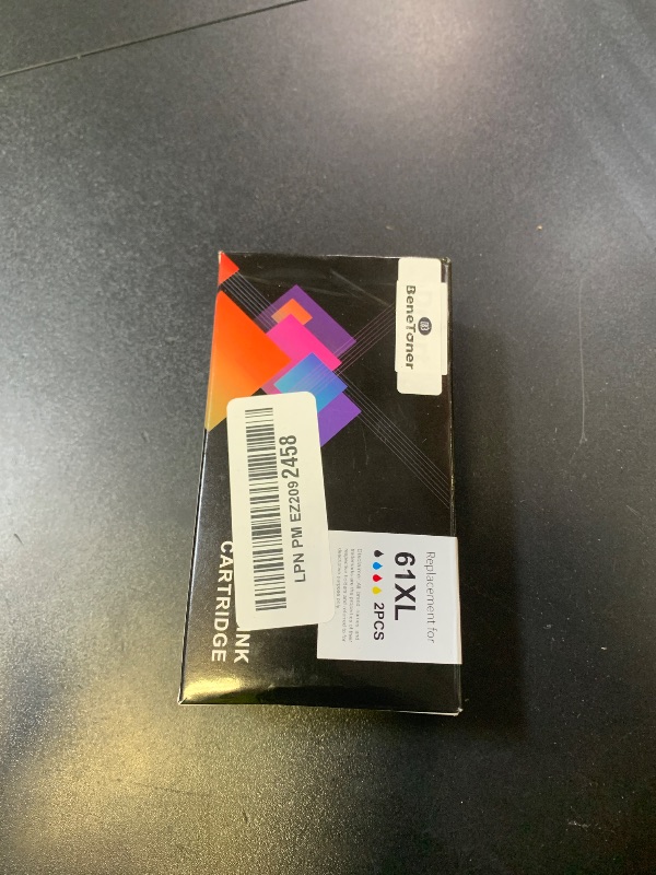 Photo 1 of BENETONER Remanufactured Ink Cartridge Replacement for HP 61XL 61 XL Envy 5530 4500 2540 4630 4501 4502 4635 3050 2542 3512 4632 3510 2514 2541, 2-Pack