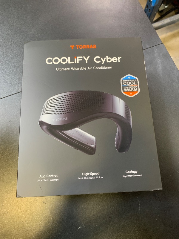 Photo 1 of TORRAS 2025 Top Al Neck Fan Air Conditioner Coolify Cyber, Portable Neck Fans that Blow Cold Air?No.1 Coolest & 720° Immersive Cooling? Personal AC Rechargeable for Outdoor/Indoor. Gifts for Dad/Mom