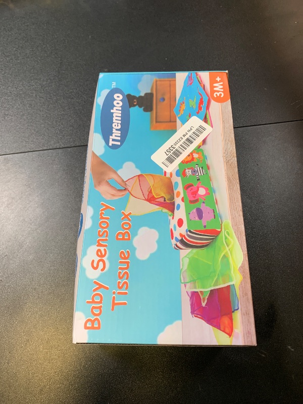 Photo 1 of Thremhoo Baby Toys 3 4 5 6 7 8 9 12 Month Old Montessori Tissue Box Toys for Babies Infants 0-6 6-12 Months Sensory Educational Crinkle Toy Developmental Gift for 1 2 Year Old Boys Girls Toddlers