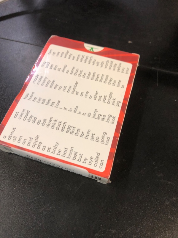 Photo 1 of Sight Words Flash Cards Kindergarten - 120 High Frequency Words from Dolch's and Fry's Sight Word List for Ages 4-6 Years
