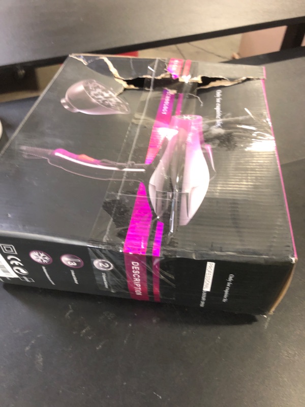 Photo 1 of Hair Dryer Professional Blow Dryer Negative Ions 3500W Powerful Fast Drying Low Noise Long Cord Quick Dryer with Nozzle and Diffuser Hair Blow Dryer with 2 Speed and 3 Heat Settings Purple-6