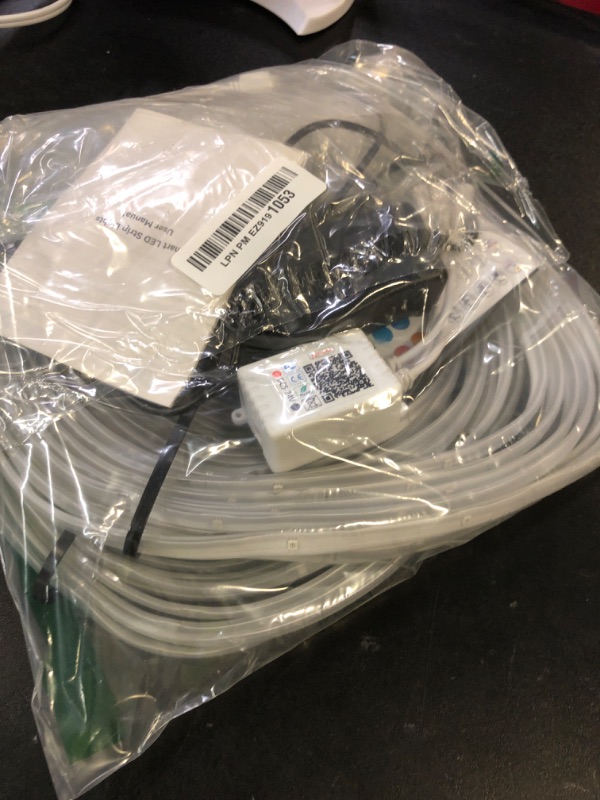 Photo 1 of 100ft Outdoor Led Strip Lights Waterproof IP68, RGB Led Rope Lights Outdoor Waterproof Music Sync, Outside Led Lights Strip With Remote & App, Exterior Christmas Lights Waterproof For Pool Roof Yard