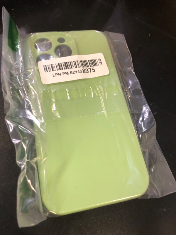 Photo 1 of LOVE 3000 Designed for iPhone 14 Pro Max Case, Premium Silicone with [Soft Anti-Scratch Microfiber Lining] Shockproof Protective Phone Case for Men Women Girls 6.7", Matcha