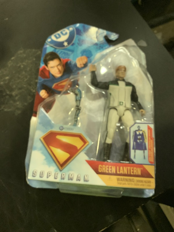 Photo 1 of DC Comics, Superman, Green Lantern, 6-Inch Action Figure, Authentic Superman Movie Styling, Super Heroes Kids Toys for Boys and Girls Ages 4 and Up