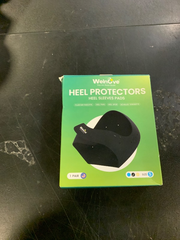 Photo 1 of Plantar Fasciitis Gel Heel Protectors - Welnove Heel Cups for Women Men Heels Spur Pain Relief - Heel Inserts Pads for Achilles Tendonitis Dry Cracked Heel Support Cushion (W 4.5-9 / M 5-8)