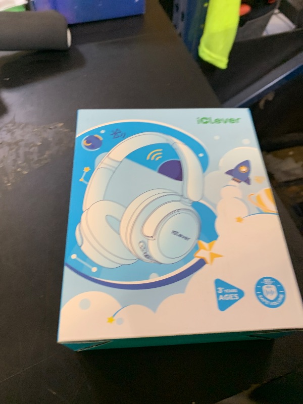Photo 1 of iClever BTH22 Kids Bluetooth Headphones, 60H Play Time, USB C Fast Charging, Bluetooth 5.4, AUX Cord,Safe Volume 74/85 dBA,Toddler Headphones for iPad/Tablet/Travel/School, Blue
