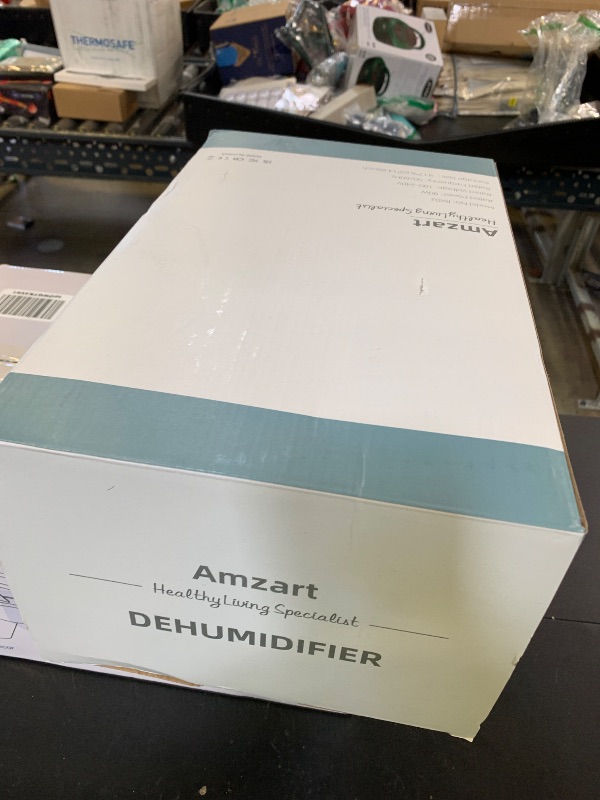 Photo 1 of Dehumidifier, Dehumidifiers for Home (1000 sq.ft), 98 OZ Dehumidifier for Basement Bathroom Bedroom, Auto Shut Off Dehumidifiers, Timer Setting, Digital Display, Drain Hose, 7 Colors Light, White
