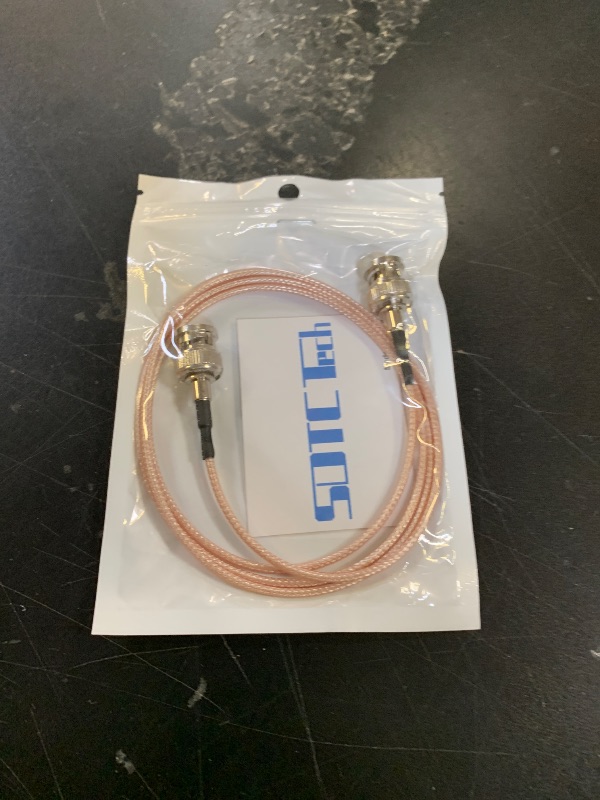 Photo 1 of SDTC Tech BNC Male to BNC Male HD-SDI Cable RG316 Coaxial Coax Antenna Pigtail Jumper 50 Ohm BNC Connector Adapter (3 feet/1m)