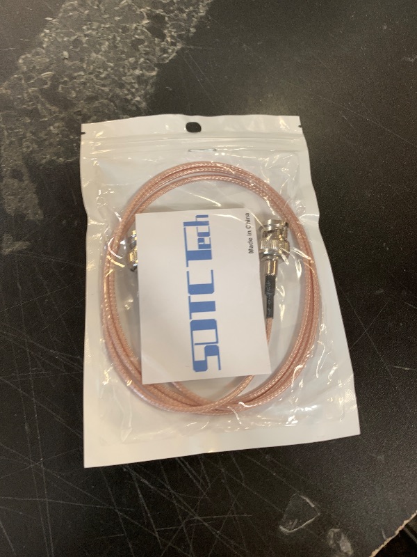 Photo 1 of SDTC Tech BNC Male to BNC Male HD-SDI Cable RG316 Coaxial Coax Antenna Pigtail Jumper 50 Ohm BNC Connector Adapter (3 feet/1m)