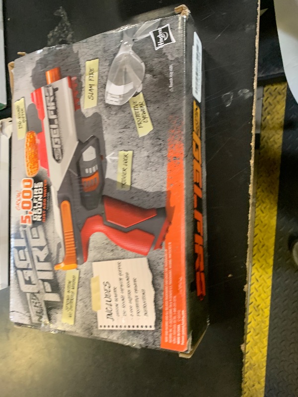 Photo 1 of Nerf Pro Gelfire Legion Spring Action Blaster, 5000 Rounds, 130 Hopper, Protective Eyewear, Slam Fire, Ages 14 & Up