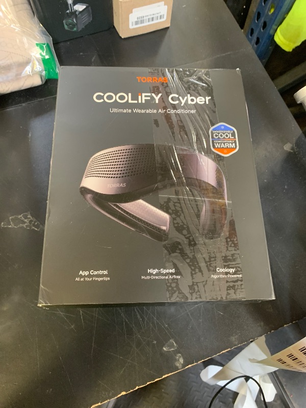Photo 1 of TORRAS 2025 Top Al Neck Fan Air Conditioner Coolify Cyber, Portable Neck Fans that Blow Cold Air?No.1 Coolest & 720° Immersive Cooling? Personal AC Rechargeable for Outdoor/Indoor. Gifts for Dad/Mom