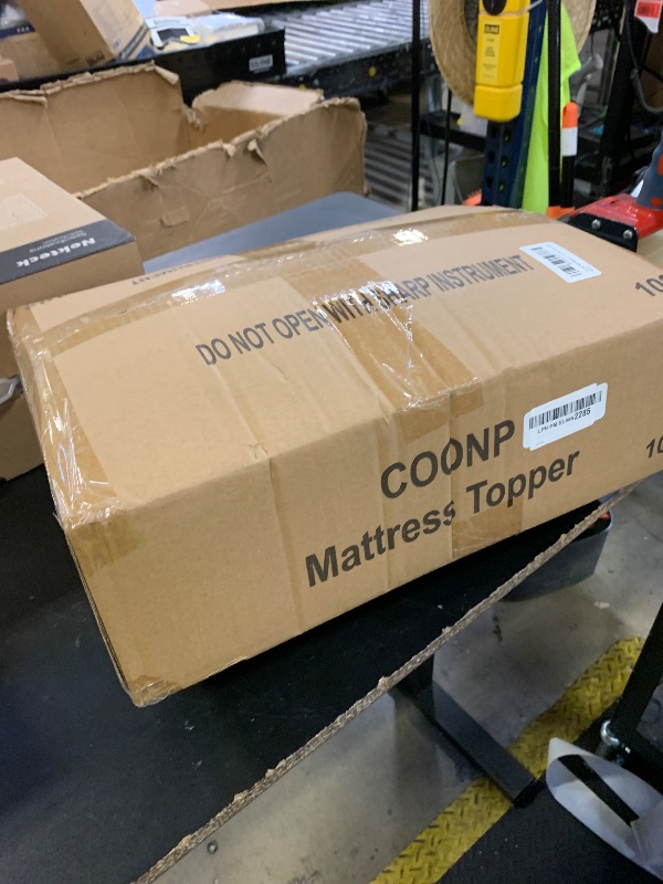 Photo 1 of COONP Twin Mattress Topper, Extra Thick Pillowtop, Cooling Plush Mattress Pad Cover Cotton Top Bed Topper Protector with 8-21 Inch Deep Pocket