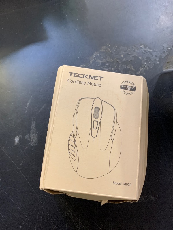 Photo 1 of TECKNET Wireless Mouse, 2.4G Ergonomic Optical Mouse, Computer Mouse for Laptop, PC, Computer, Chromebook, Notebook, 6 Buttons, 24 Months Battery Life, 2600 DPI, 5 Adjustment Levels