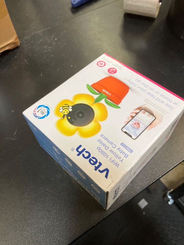 Photo 1 of VTech RM9751 Yellow Daisy Smart Wi-Fi Baby Camera, iOS & Android Enabled, 1080p Full HD, Privacy Mode Cover, Night Light, Soothing Sounds & Lullabies, Two-way Intercom,Temperature Sensor, Night Vision