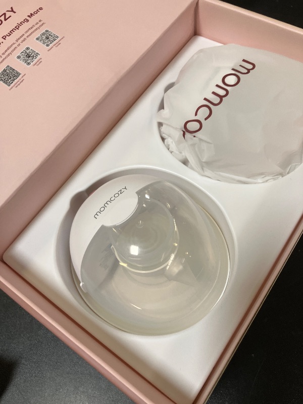 Photo 1 of Momcozy M5 Lite Hands-Free Wearable Breast Pump, DoubleFit Flange for Baby-Like Comfort, 3 Modes & 9 Suction Levels, No Flange Insert or Hard Carry Case, 24mm, 2-Pack, Cozy Red