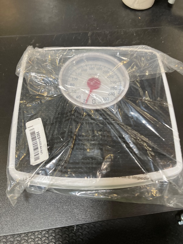 Photo 1 of Taylor Battery Free Analog Scales for Body Weight, 330LB Capacity, Easy to Read Large 4.25-inch Dial, 10.3 x 10.6-inch Vinyl Mat Platform, Black
