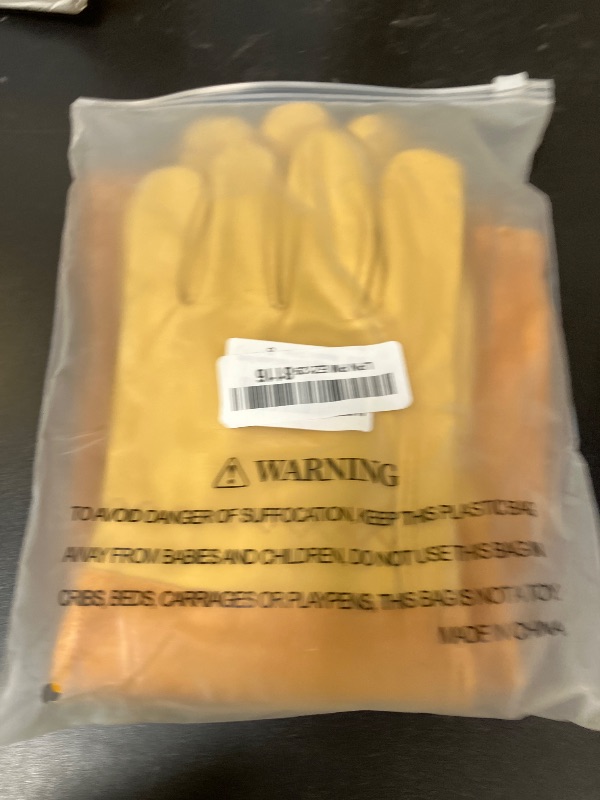 Photo 1 of Acdyion Gardening Gloves for Women/Men Rose Pruning Thorn & Cut Proof Long Forearm Protection Gauntlet, Resistant Thick Cowhide Leather Work Garden Gloves