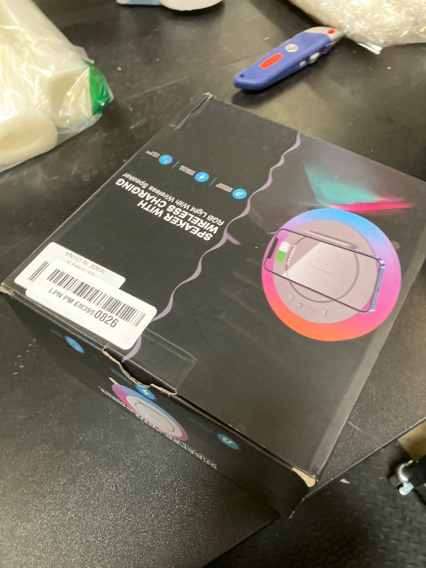 Photo 1 of Color Changing Bluetooth Speaker Night Light with Wireless Charging - Gifts for Teens