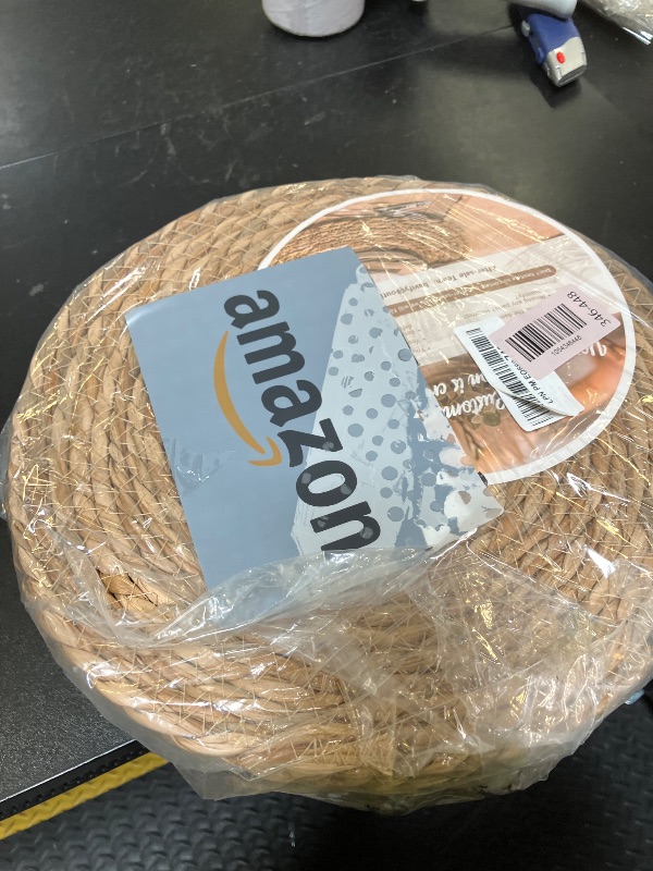 Photo 1 of 12 in Round Woven Placemats Plate Chargers Set of 10, Rattan Wicker Table Mats for Dinner Plates, Boho Farmhouse Rustic Place Mats for Dining Table Decor