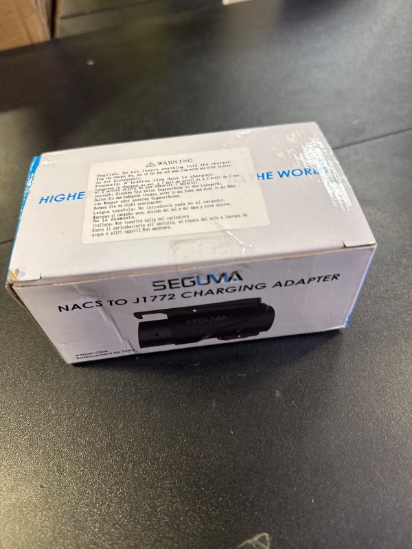 Photo 1 of NACS to J1772 Adapter, Max 80Amp 250V J1772 EV Charging Adapter to Tesla Charger, Compatible with Tesla High Power Wall Connector, Home Mobile Chargers, Destination Charger, Suits for SAE J1772 EVs