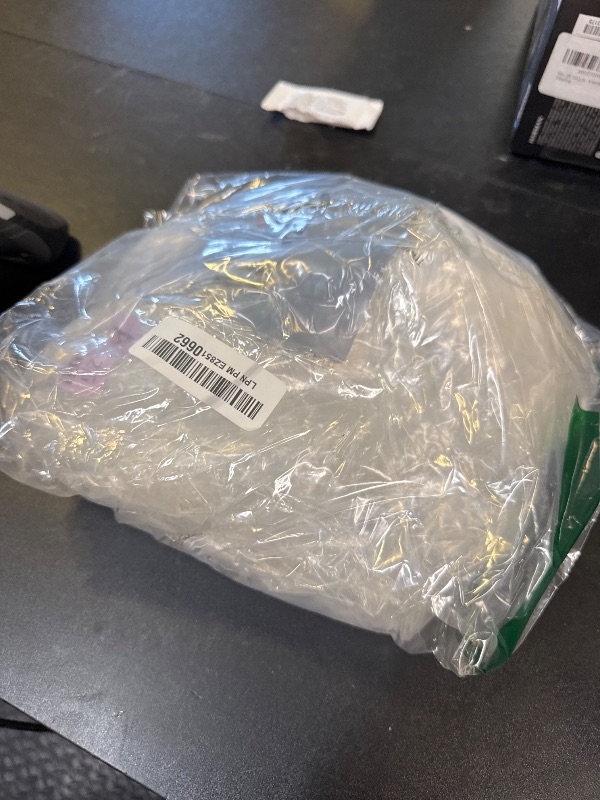 Photo 1 of 100 Clear Plastic Bags with Handles - 12"x15" Glossy Retail Shopping Bags for Small Business, Boutique, Gift and Trade Show