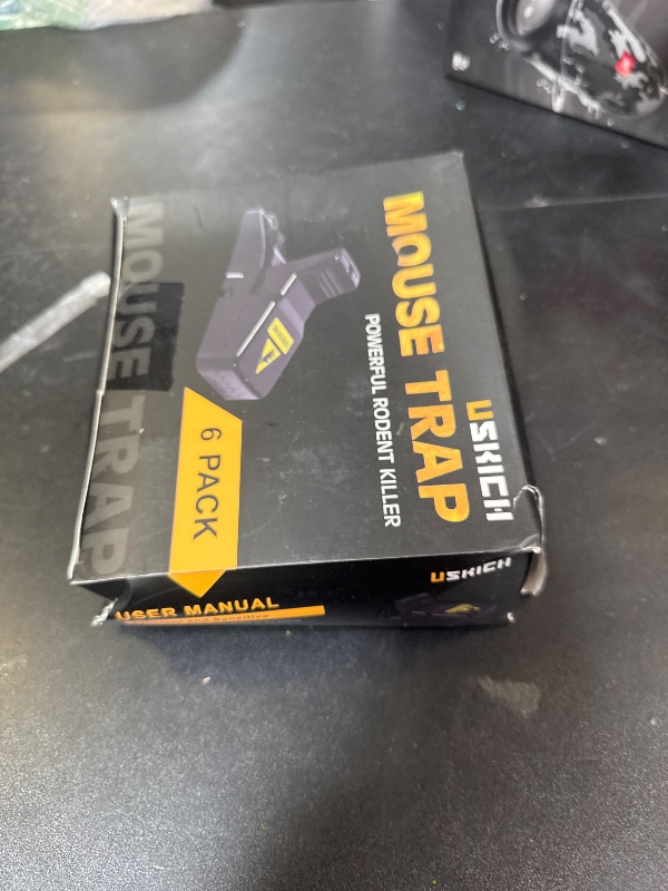 Photo 1 of 6 Pack Mouse Traps Indoor for Home,Mice Traps for House,Reusable Mouse Trap That Work,Small Mice Catchers for Home Indoor, Quick Set Mousetraps Effective